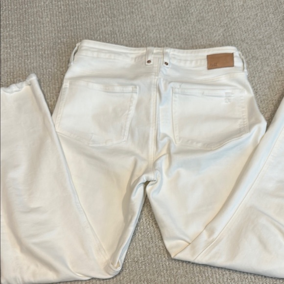 Paige Women's White straight leg Jeans 27 - Picture 3 of 5